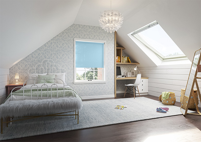 Trapani, Baby Blue - Roller Blind - Image 7